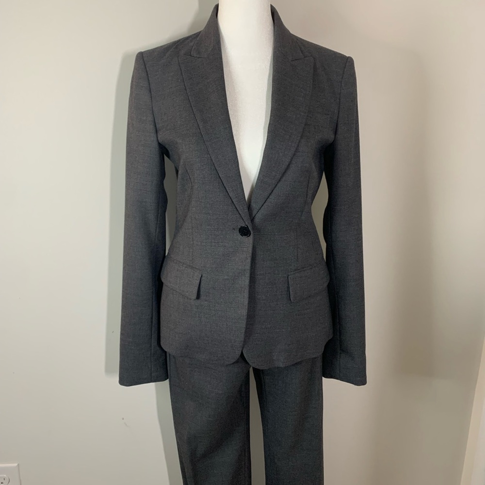 Theory Charcoal Women's Suit (jacket and pants) XS tall